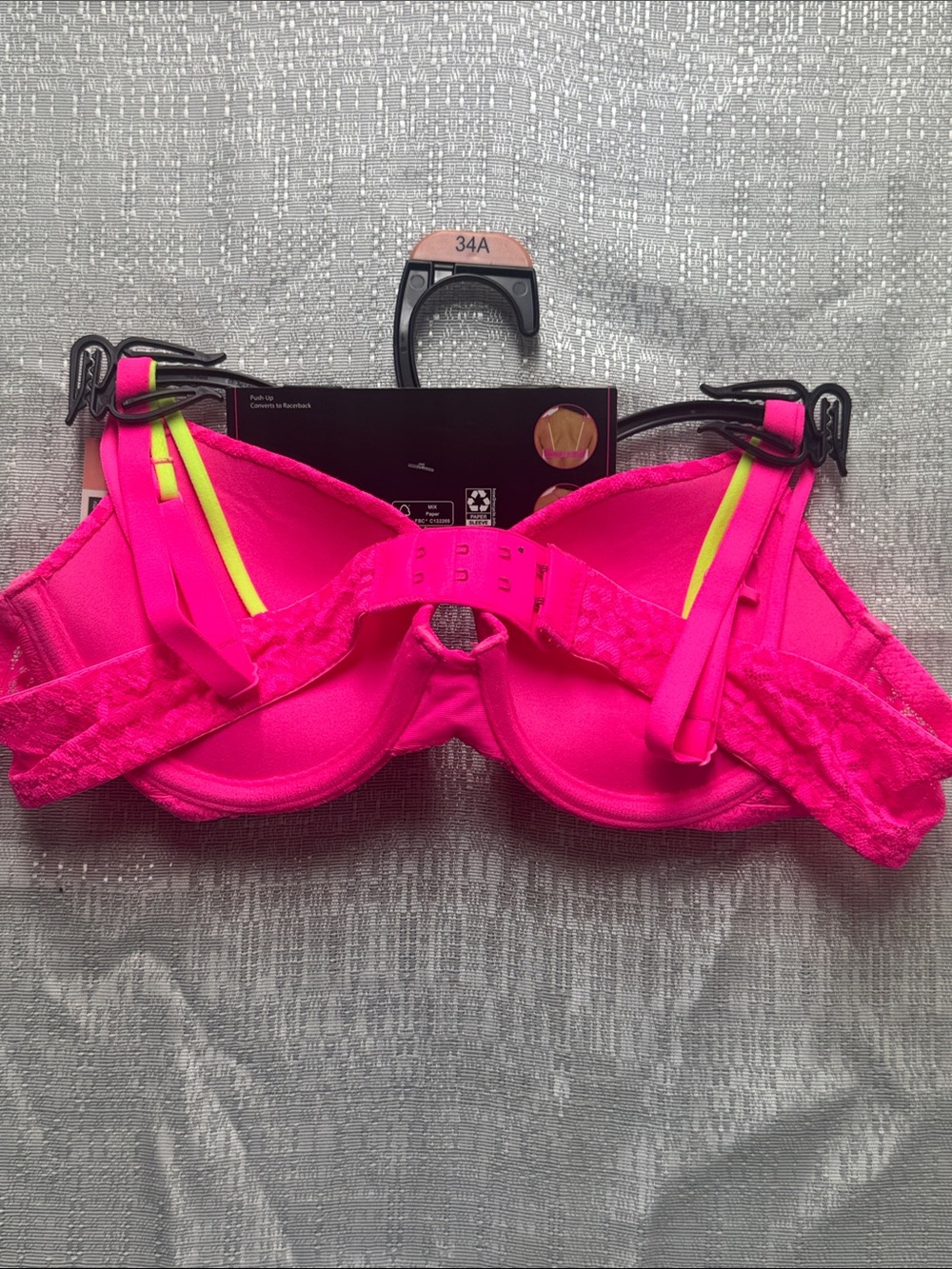 Set of 3/ Women’s Lace Push Up Bra from No Boundaries - Picture 7 of 12